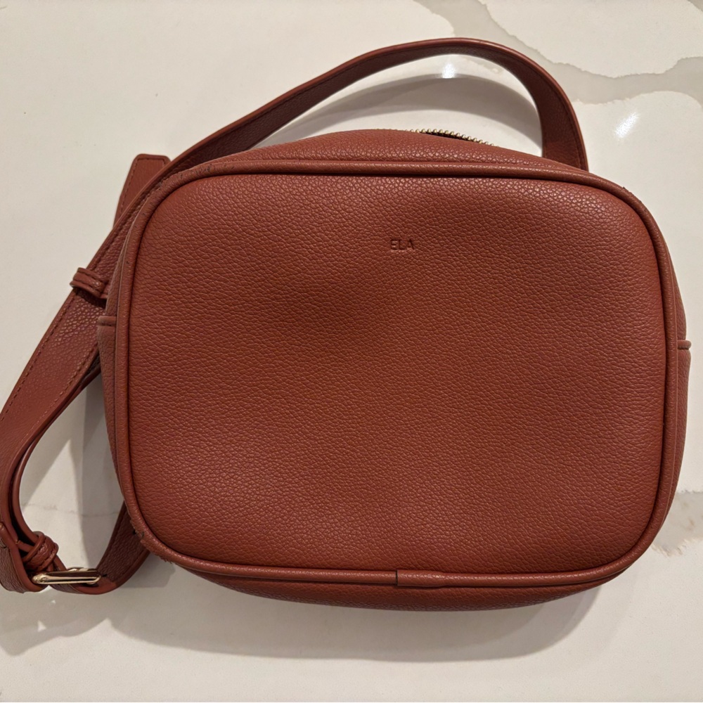 ELA Women's Belt Bag in Walnut Brown